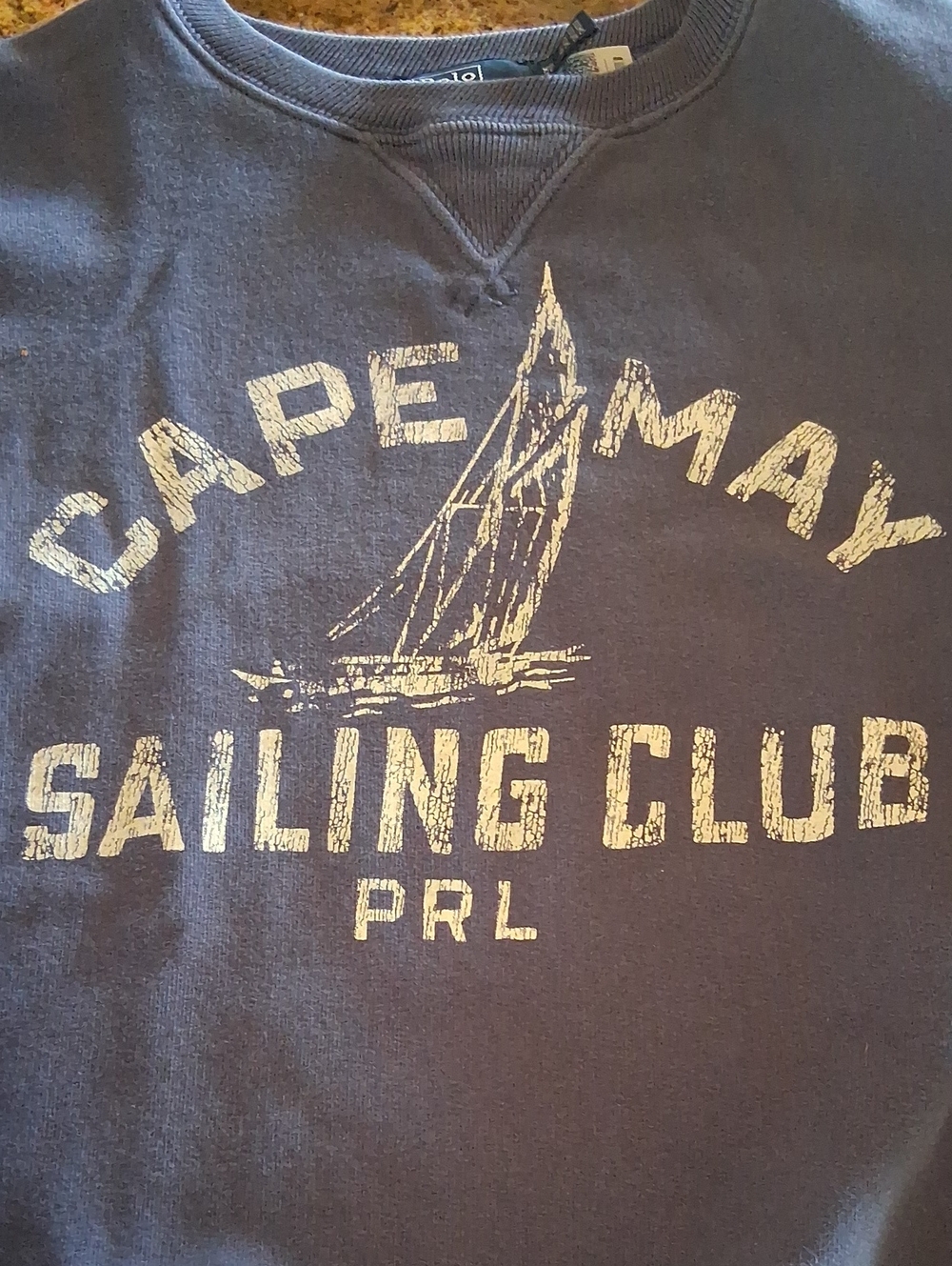 Cape May Sailing Club Blue Crewneck Sweatshirt - Picture 3 of 4